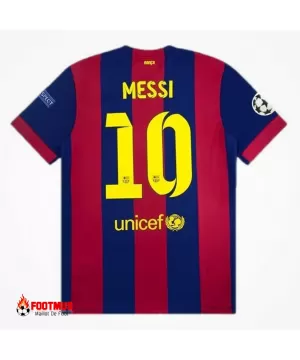 Maillot rétro domicile Barcelone Messi #10 2014/15