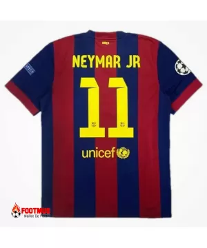 Maillot rétro domicile Barcelone Neymar Jr #11 2014/15