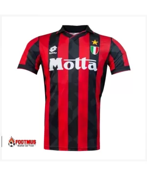 Maillot rétro domicile de l'AC Milan 1992/94