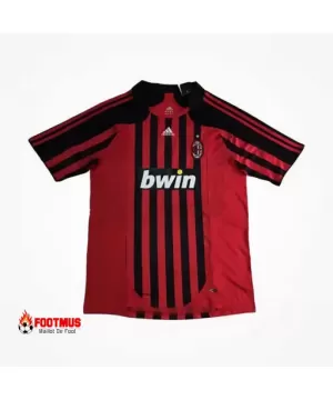 Maillot rétro domicile de l'AC Milan 2007/08