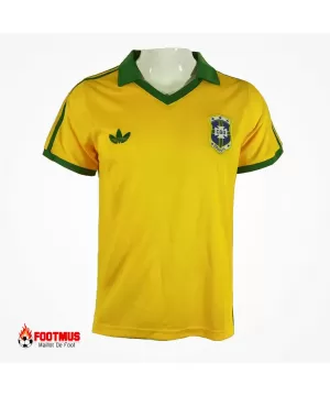 Maillot rétro domicile du Brésil 1977