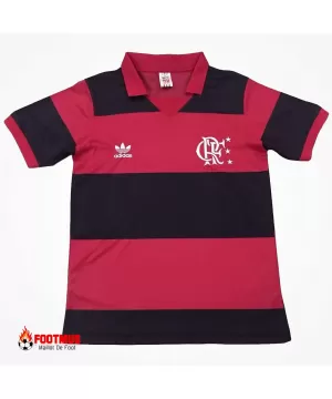 Maillot rétro domicile du Cr Flamengo 1982