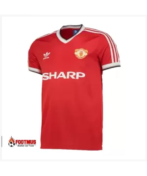 Maillot rétro domicile Manchester United 1982/84