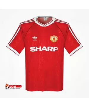 Maillot rétro domicile Manchester United 1990/92