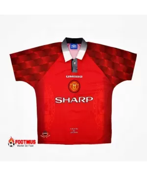 Maillot rétro domicile Manchester United 1996/97