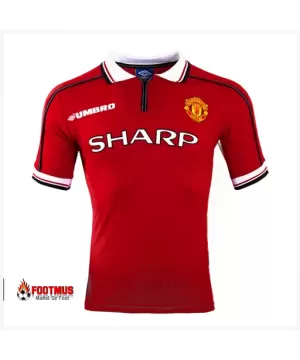 Maillot rétro domicile Manchester United 1999/00