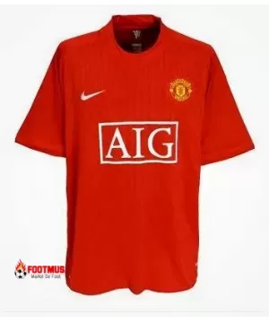 Maillot rétro domicile Manchester United 2007/08