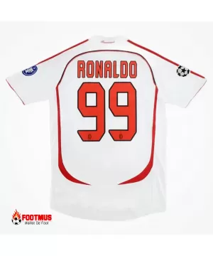 Maillot rétro extérieur de l'AC Milan Ronaldo #99 Ucl Final Replica 2006/07