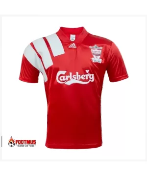 Maillot rétro Liverpool Domicile Centenaire 1992/93