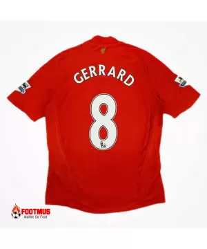 Maillot rétro Liverpool Gerrard #8 Domicile 2008/09