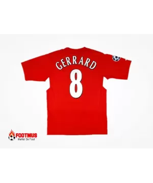 Maillot rétro Liverpool Gerrard #8 Finale UCL 2005