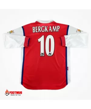 Maillot rétro à manches longues Arsenal Bergkamp #10 1998/99