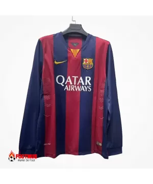 Maillot rétro à manches longues du FC Barcelone 2014/15