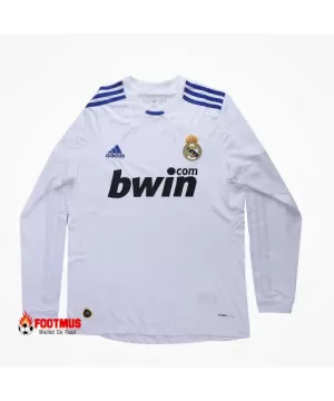 Maillot rétro à manches longues Real Madrid Domicile 2010/11