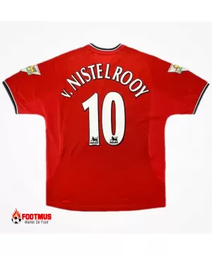 Maillot rétro Manchester United V.nistelrooy #10 Domicile 2000/02