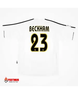 Maillot rétro Real Madrid Beckham #23 domicile 2003/04