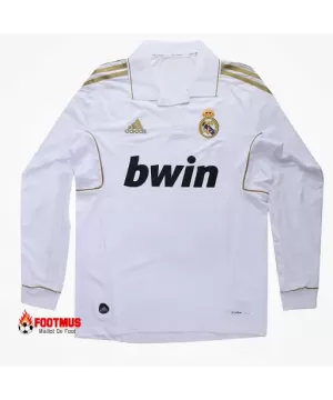 Maillot rétro Real Madrid Domicile Manches Longues 2011/12