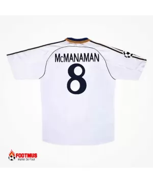 Maillot rétro Real Madrid McManaman #8 Domicile 1998/00