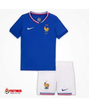 Maillot + short domicile France Enfant Euro 2024