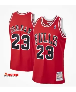 Michael Jordan Chicago Bulls Mitchell & Ness - Rouge