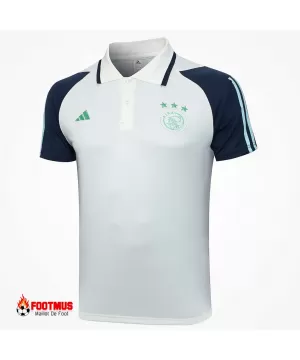 Polo Ajax Core Blanc 2023/24