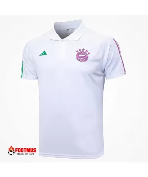 Polo Bayern Munich Core Blanc 2023/24