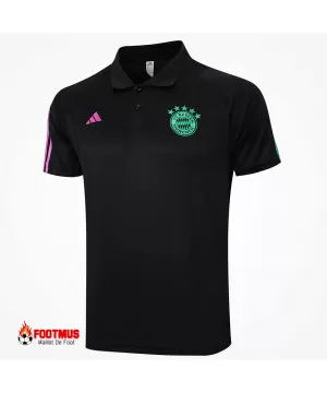 Polo Bayern Munich Core Noir 2023/24