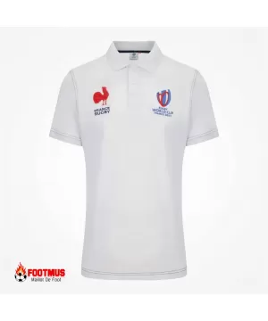 Polo blanc France Rugby X Rwc 2023