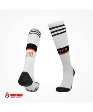 Réplique des chaussettes de football de l'Allemagne pour la Coupe du monde 2022