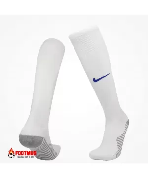 Réplique des chaussettes de football de la France à l'extérieur de la Coupe du monde 2022