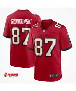 Rob Gronkowski Buccaneers de Tampa Bay - Rouge