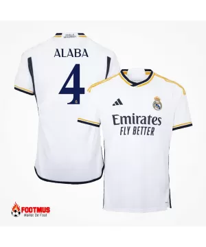 Super Replica Maillot domicile Alaba #4 Real Madrid 2023/24