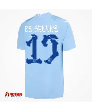 Super Replica Maillot domicile imprimé Manchester City De Bruyne #17 Tournée japonaise 2023/24