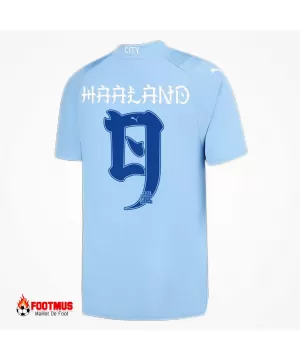 Super Replica Maillot domicile imprimé Manchester City Haaland #9 Tournée japonaise 2023/24