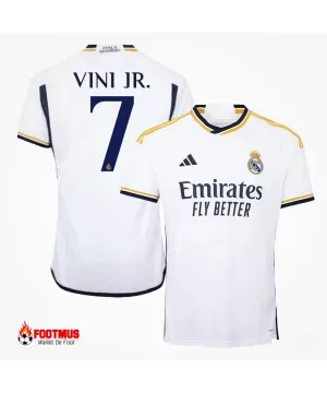 Super Replica Maillot Domicile Vini Jr. #7 Real Madrid 2023/24