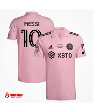 Super Replica Maillot Inter Miami Messi #10 Leagues Cup Final Version Domicile 2022