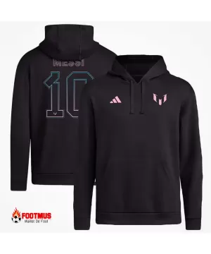 Sweat à capuche imprimé Inter Miami Messi Noir 2023