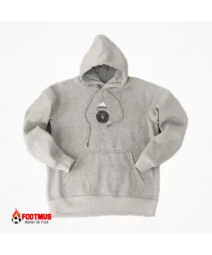 Sweat à capuche Inter Miami - Gris