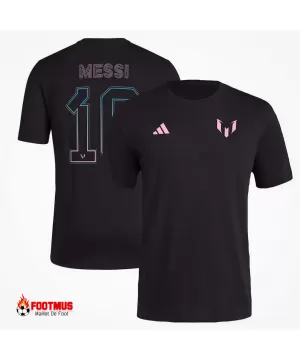 T-shirt imprimé Inter Miami Messi Noir 2023