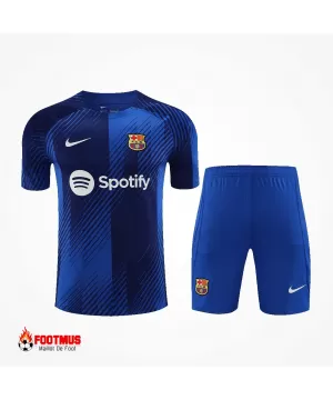 Tenue d'avant-match du FC Barcelone maillot + short 2023/24