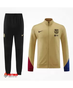 Tenue d'entraînement Barcelone veste + pantalon Jaune 2023/24