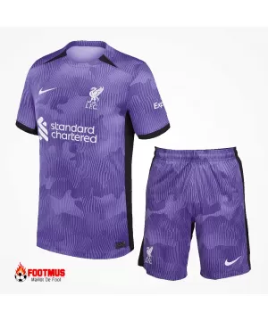 Troisième tenue de Liverpool maillot + short 2023/24