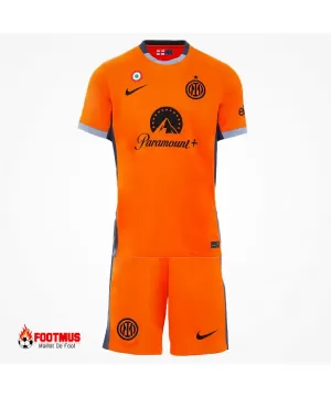 Troisième tenue Inter Milan pour enfant maillot + short 2023/24