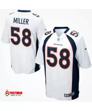 Van Miller Denver Broncos - Blanc