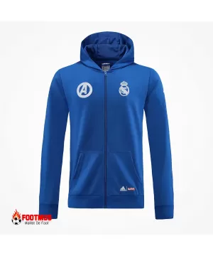 Veste à capuche Real Madrid X Marvel Bleu 2022/23