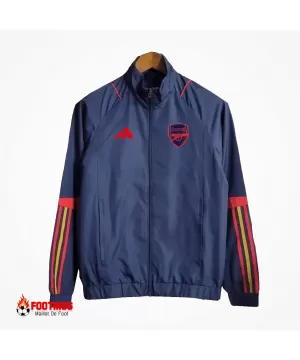 Veste coupe-vent Arsenal bleu marine 2023/24