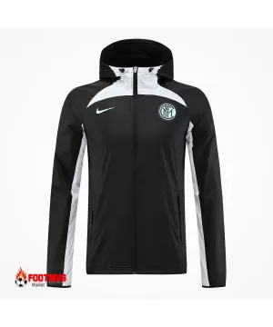 Veste coupe-vent à capuche Inter Milan Noir 2022/23