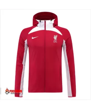 Veste coupe-vent à capuche Liverpool Rouge 2022/23