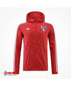 Veste coupe-vent à capuche Sao Paulo Fc Rouge 2022/23