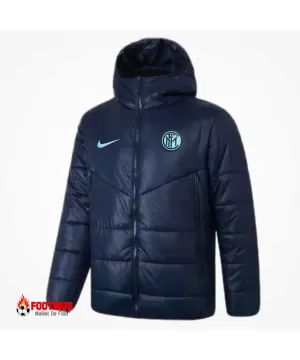 Veste d'entraînement en coton Inter Milan bleu marine